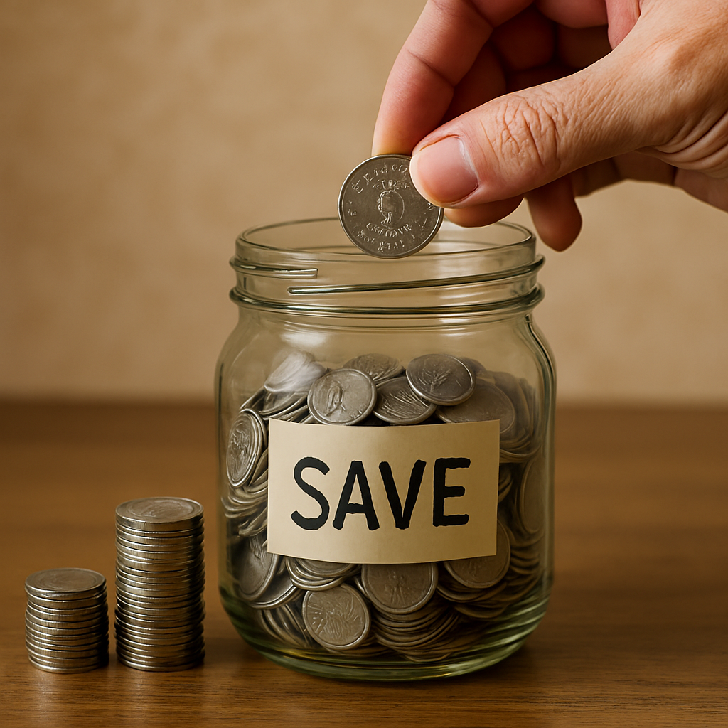 Illustration of solar panels on a house